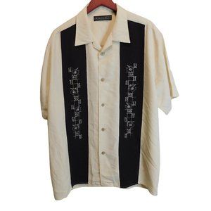 The Havanera shirt co hawaiian shirt rockabilly bowling shirt size L